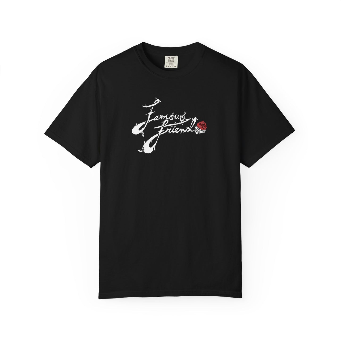 ff rose tee (black)