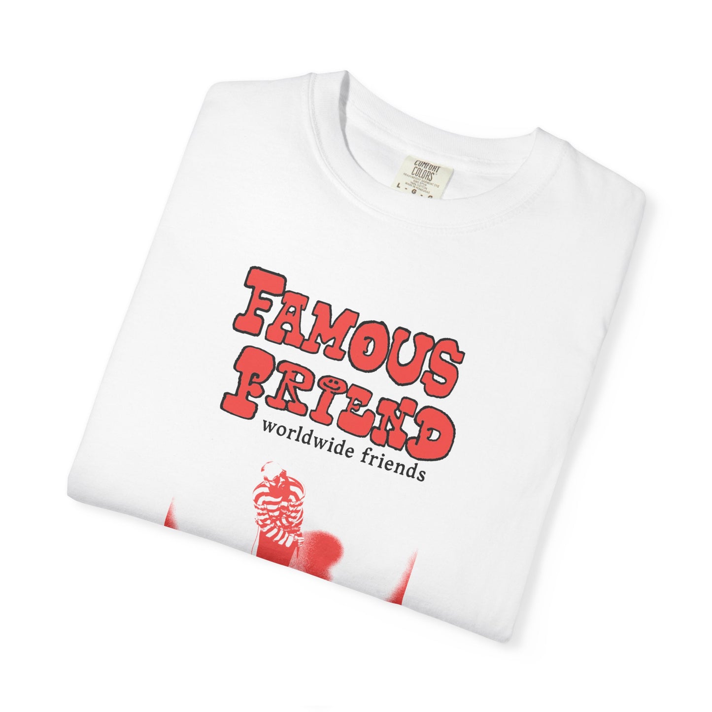 ff worldwide friends tour shirt (white/black)