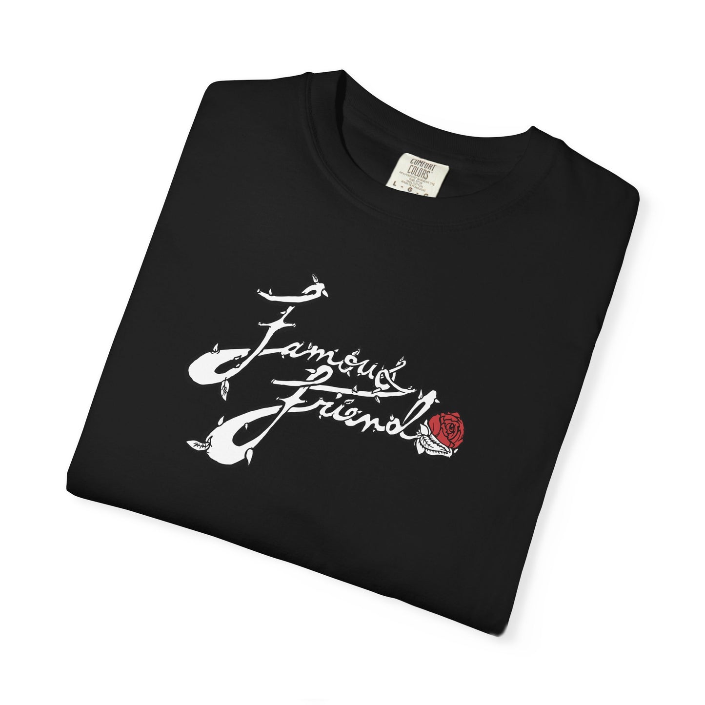 ff rose tee (black)